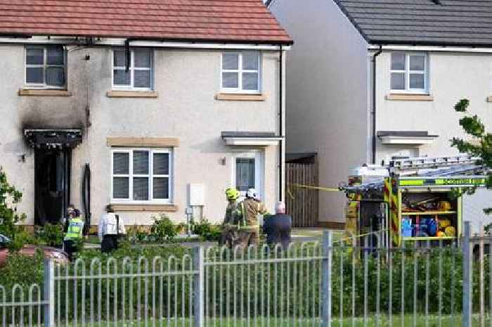 Police and fire brigade swarm to scene of house fire in East Lothian