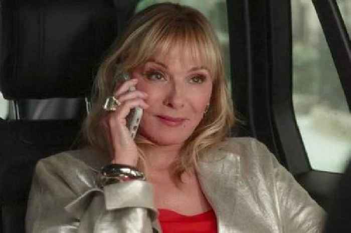 Kim Cattrall has a 'blast' with 'fun playmate' Russell Thomas