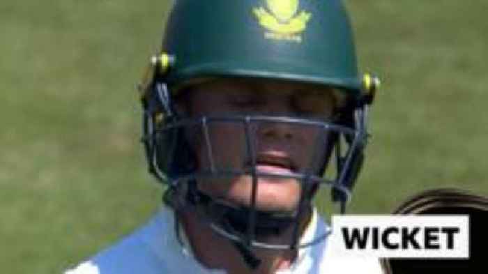 South Africa lose early Rickelton wicket in pursuit of 282