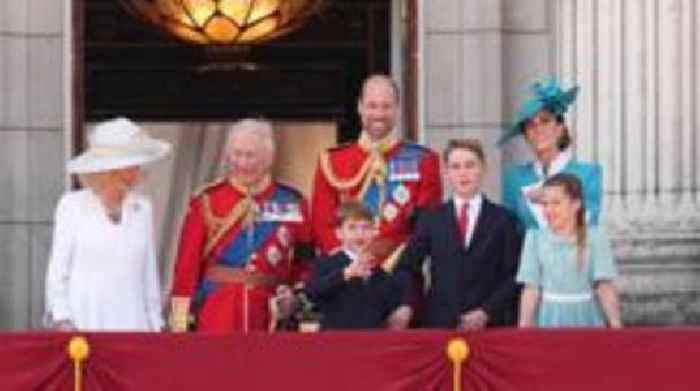 King and Queen cheered by crowds at Trooping the Colour