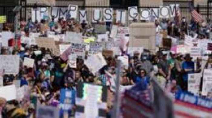 'No Kings' protests against Trump take place across US ahead of military parade