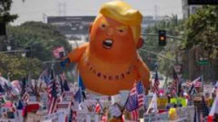 Watch: 'No Kings Day' protests against Trump take place across US