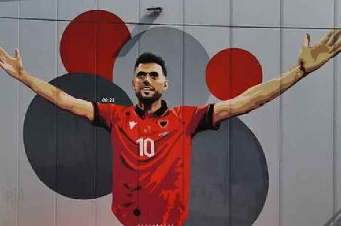 Nedim Bajrami's Rangers woe a world away from Albania hero status as Euros record breaker honoured with special mural