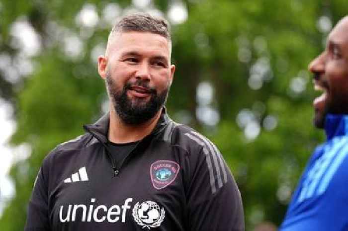 Soccer Aid's Tony Bellew jokes'stay away from my family' in warning to TV star