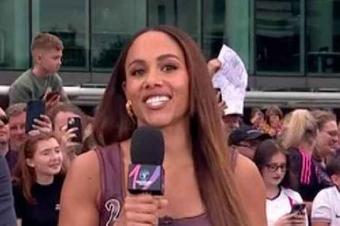 ITV Soccer Aid star swears live on air as host Alex Scott forced to apologise