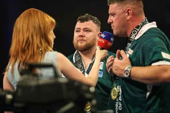 Josh Rock bursts into tears on rival's shoulder after clinching famous World Cup for Northern Ireland with Daryl Gurney