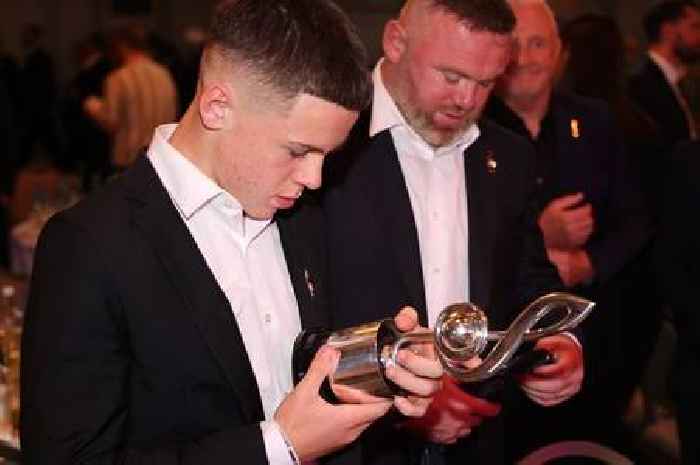Wayne Rooney's lookalike son plays for Man Utd as millions watch amazing video