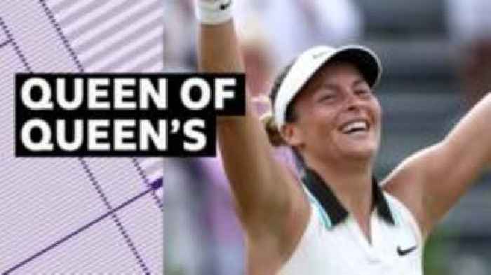 Qualifier Maria wins shock Queen's title - best shots