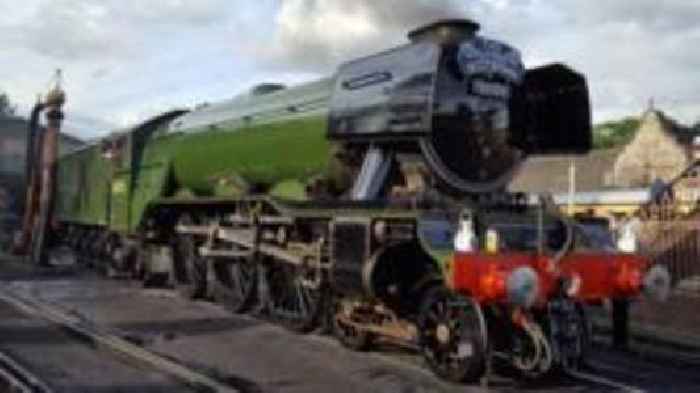 Flying Scotsman at heritage line's full reopening