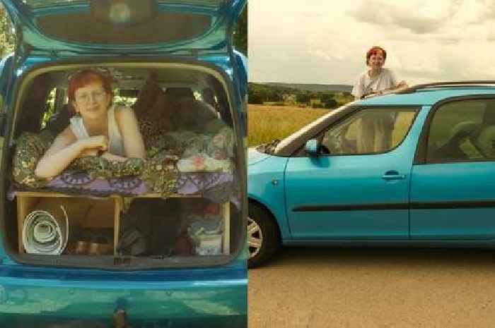 Woman, 18, transforms 2009 Skoda into campervan in 12 hours with £400