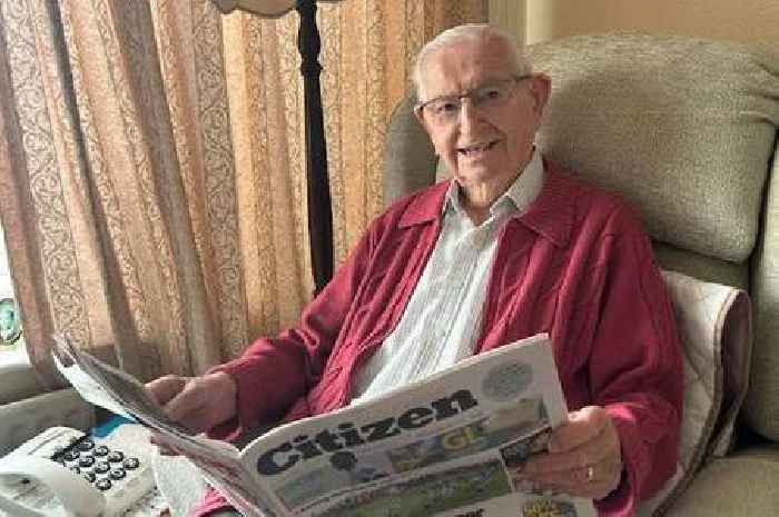 Former Gloucester City player and county cricketer celebrates 100th birthday