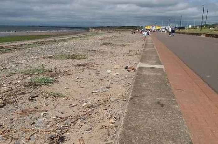 'Human remains' wash up on Prestwick Beach as police probe grim discovery