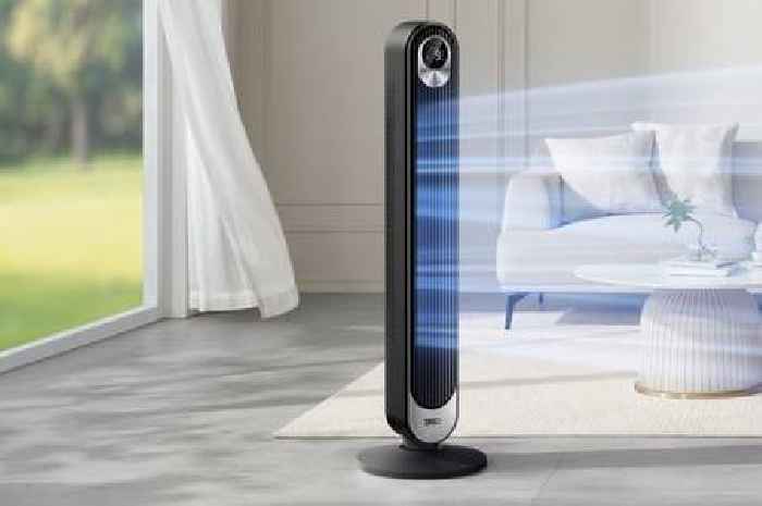 'Quiet and powerful' Tower fan with 'good breeze and airflow' slashed in time for heatwave