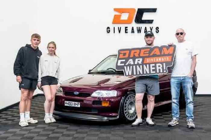 Man enters competition for £2.99 and ends up winning dream car