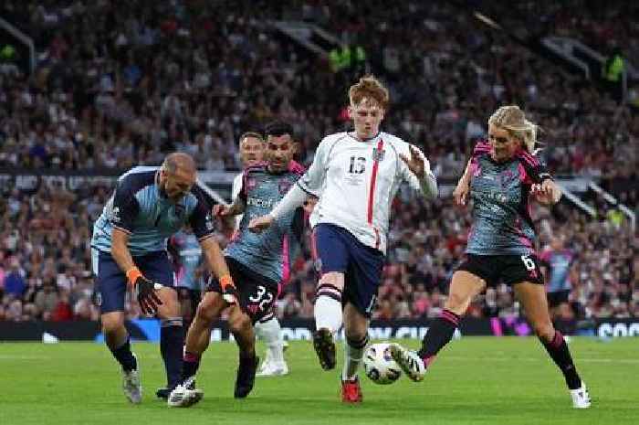 Angry Ginge hits out at Carlos Tevez in Soccer Aid spat as changing room photo emerges