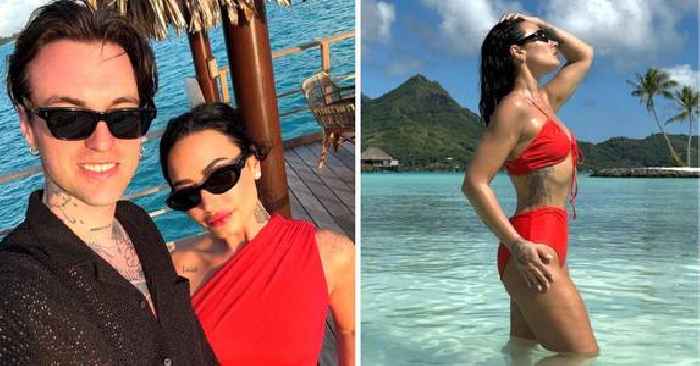 Demi Lovato Shows Slim Physique on Lavish Honeymoon With Jutes: Photos