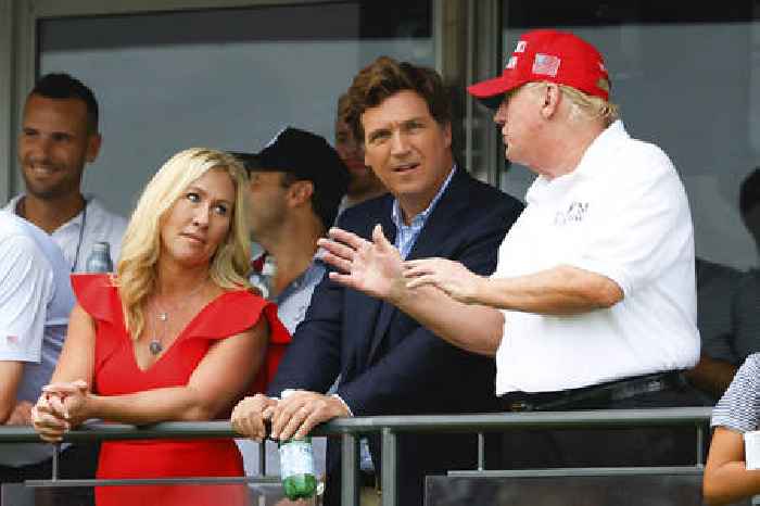 Marjorie Taylor Greene Defends Tucker Carlson After Trump Calls Him ‘Kooky’