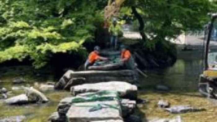 Low water levels and flash flood damage