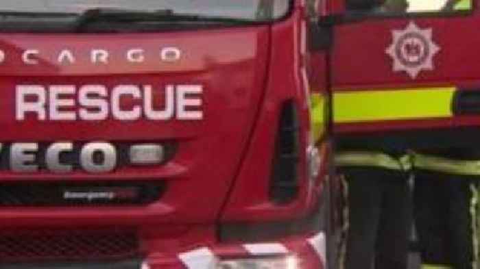 Firefighters tackling house blaze in Devon