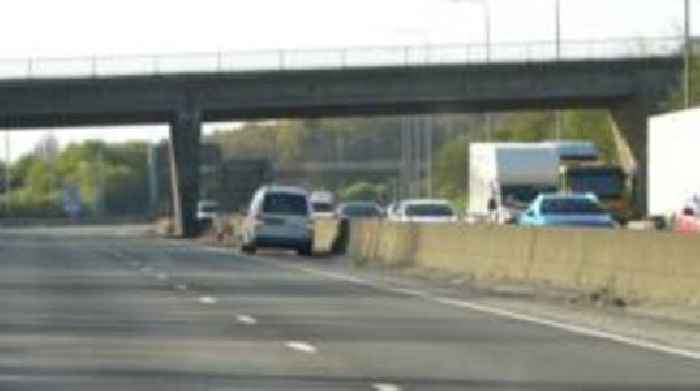 Two-hour delays on M62 due to damaged viaduct