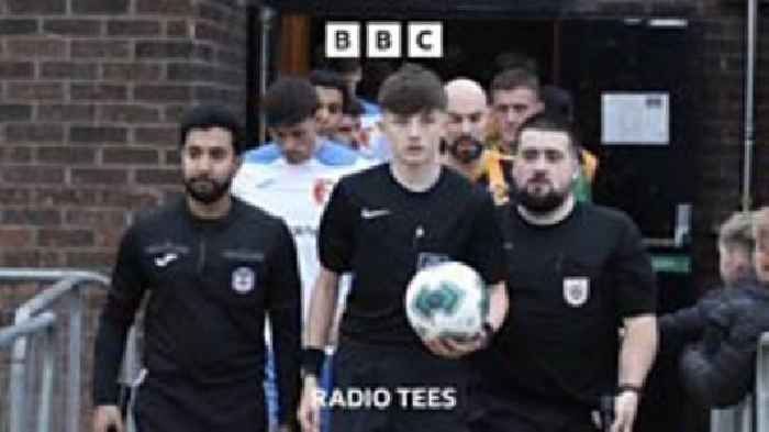 The Middlesbrough 19-year-old refereeing the Northern League
