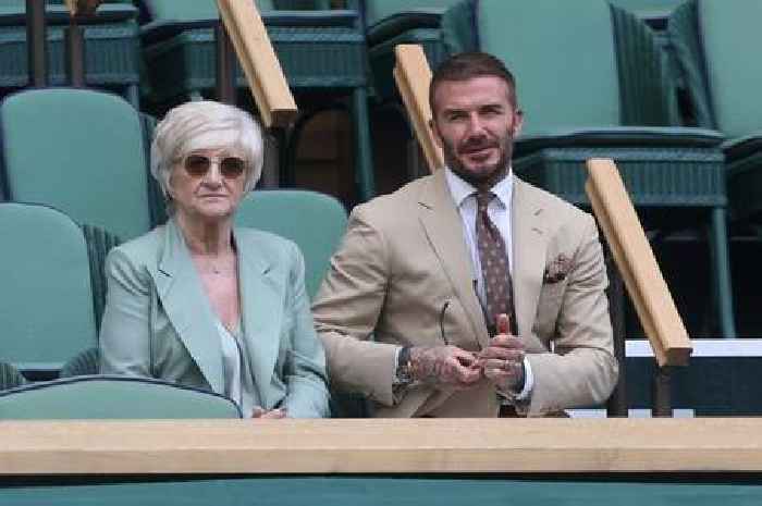 David Beckham reunited with his mum for first time 'since the news' as pair share tearful moment
