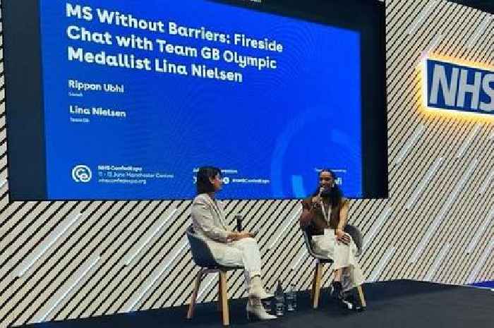 Olympic medallist Lina Nielsen determined to raise more MS awareness after major Manchester talk