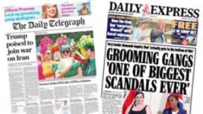 'Trump poised for war' and 'Biggest scandal ever'