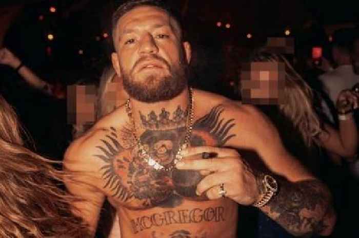 Conor McGregor 'throws punches' on Ibiza nightclub dance floor as man falls over