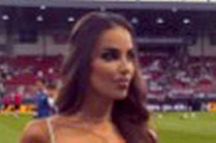 Jaw-dropping football reporter dubbed 'Queen of Europe' as fans warned 'stay focused'