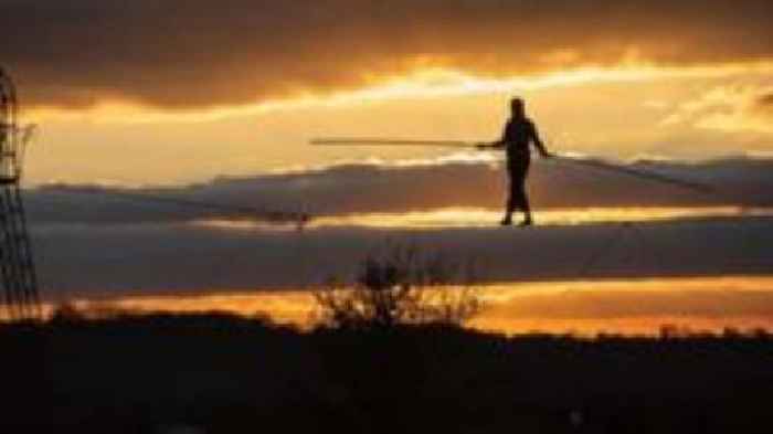 The tightrope walker helping people with anxiety