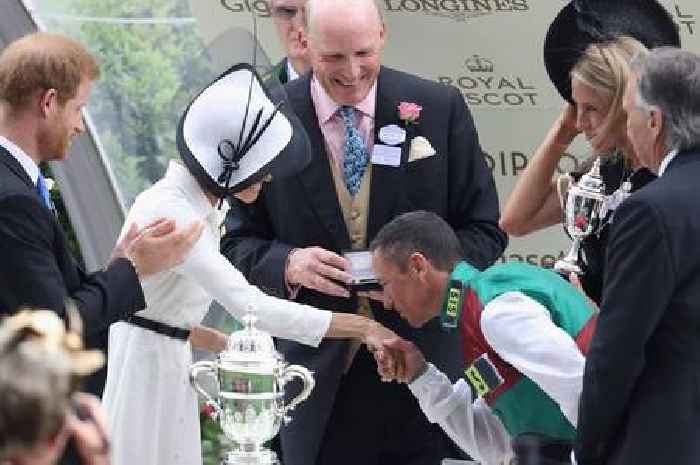 Prince Harry’s reaction was clear next to Queen after Meghan Markle kiss at Royal Ascot