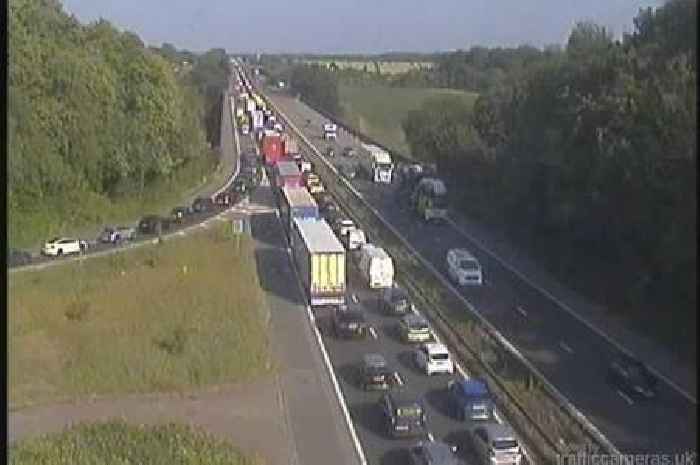 Live updates as M2 in Kent partially shut due to crash