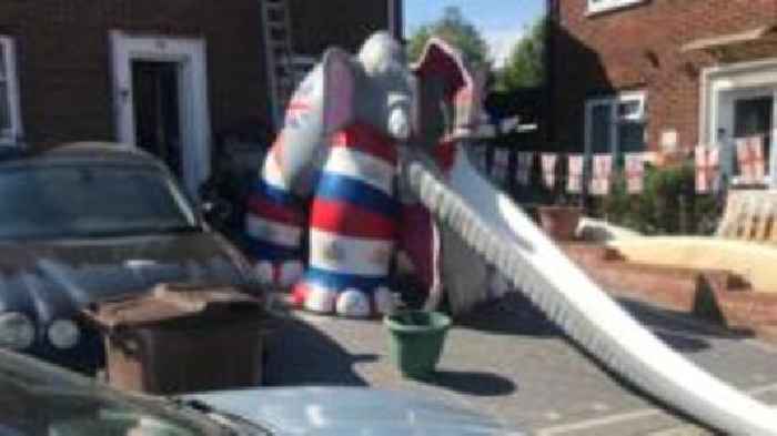 'Council took my elephant slide - I want it back'