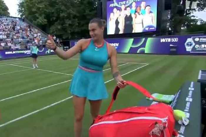 Aryna Sabalenka in furious outburst as tennis match suspended – 'she's just losing'