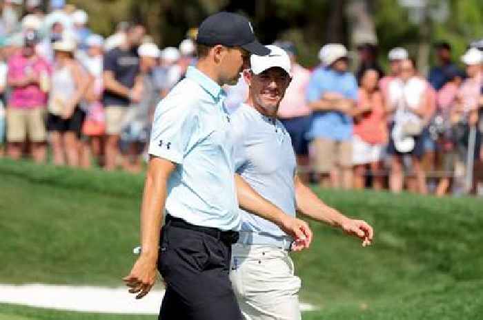Jordan Spieth forced to quit Travelers Championship in agony as he shares five words with Luke Clanton