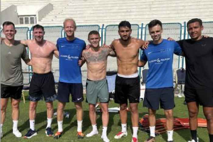 Lawrence Shankland trains with Rangers captain James Tavernier and Newcastle Utd star in unlikely pre-season team up