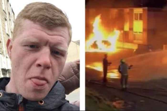 'Scotland's dumbest criminal' set fire to himself while torching cars for gang