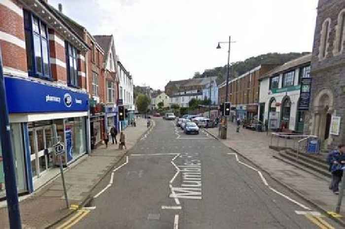 Man taken to hospital after motorbike crash which shut road in Mumbles for more than three hours