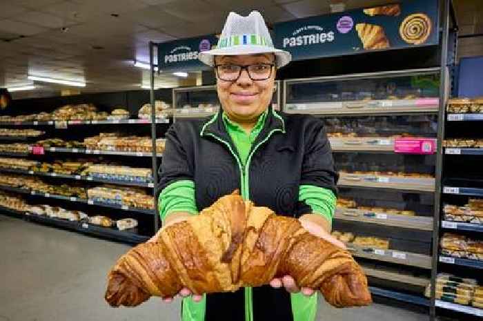 Supermarket creates huge croissant to highlight soaring pastry prices