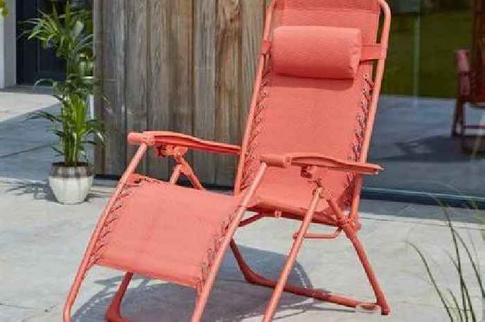 Dunelm's £35 'relaxing' reclining sun lounger which shoppers say is 'good value for money'