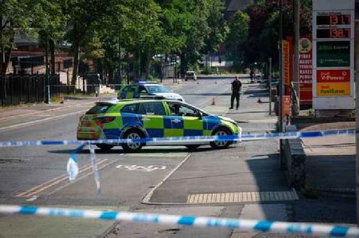 Man arrested after police car crashes with e-bike on main road in Nottingham