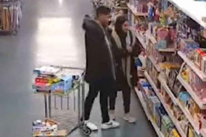 Moment would-be Birmingham killers buy masks in Poundland to attack stepmum