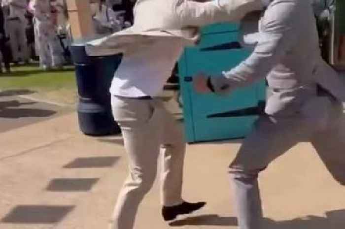 Royal Ascot racegoers in suits throw punches in brutal brawl