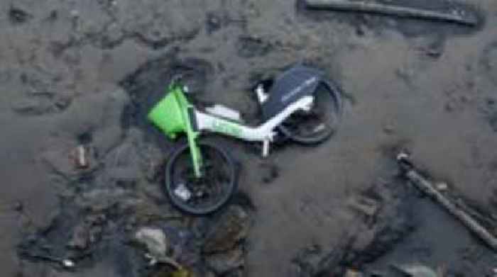 Lime e-bikes dumped in rivers 'posing pollution risk'