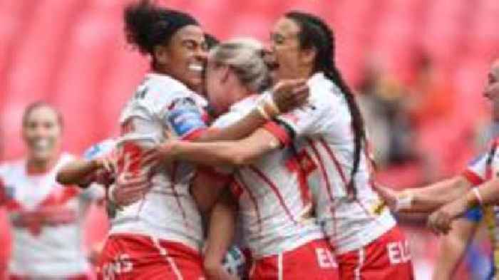 Saints thrash Wolves to go top of Women's Super League