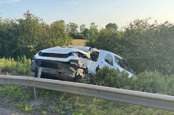 Recovery truck driver's lucky escape after M6 crash with coach