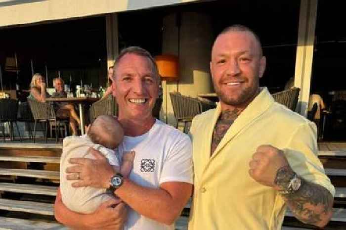 Conor McGregor links up with Celtic boss Brendan Rodgers in Ibiza days after 'punch' incident