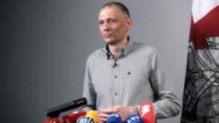 Belarus opposition leader's husband urges Trump to help other prisoners