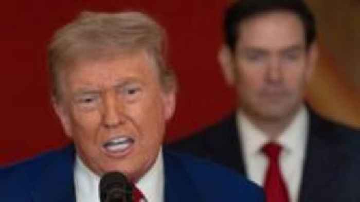 Watch: Trump addresses nation after US strikes on Iran